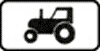 Дорожный знак 8.4.5 Вид транспортного средства трактор