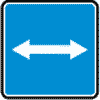 Дорожный знак 5.10 Выезд на дорогу с реверсивным движением