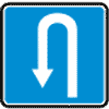 Дорожный знак 6.3.1 Место для разворота