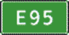 Дорожный знак 6.14.1 Номер, присвоенный дороге Е95